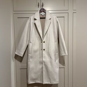 Old Navy Cream Coat Jacket Medium